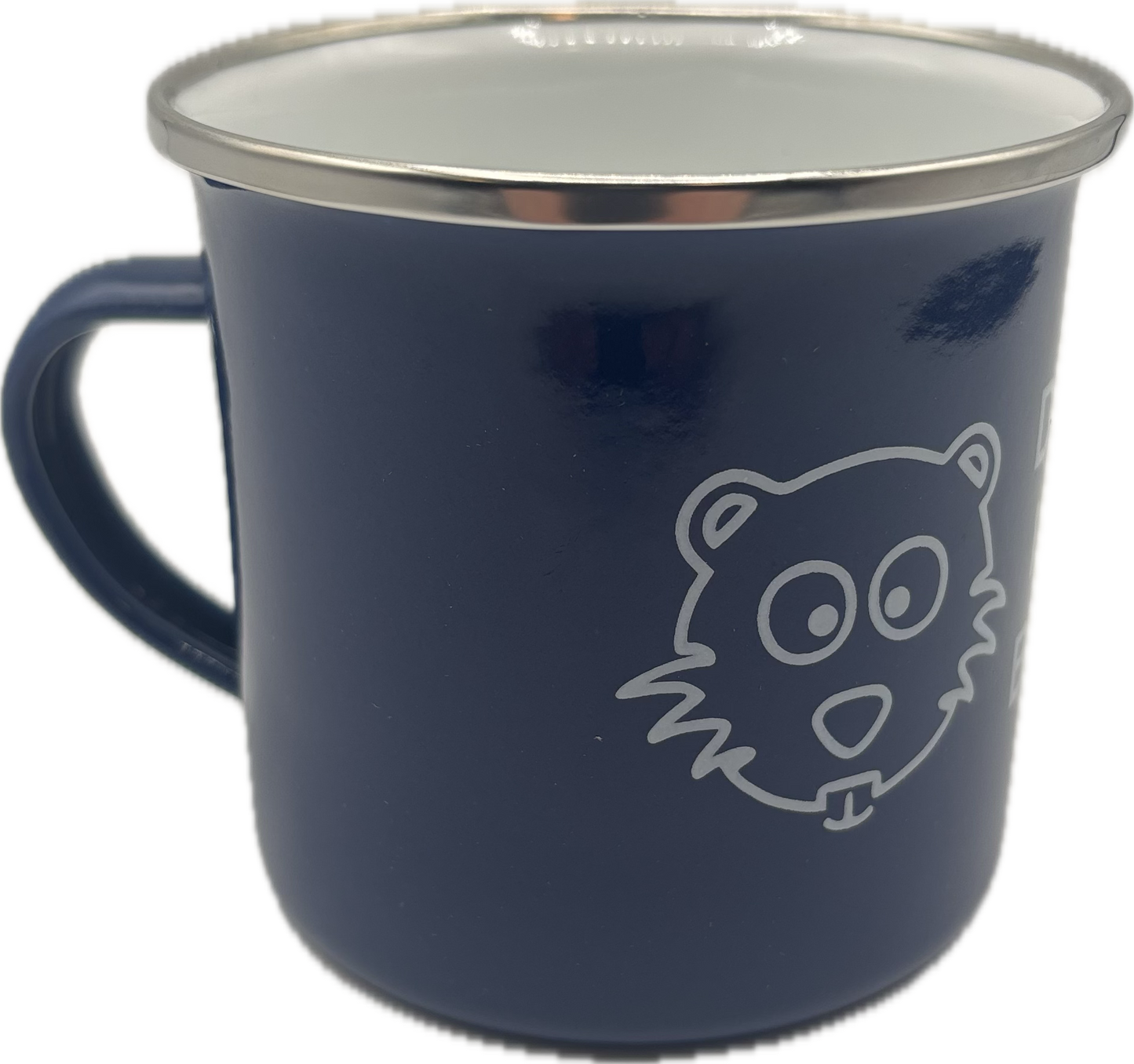 Biber Tasse "Das Leben ist (k)ein Biberhof , Emaille , verschiedene Farben