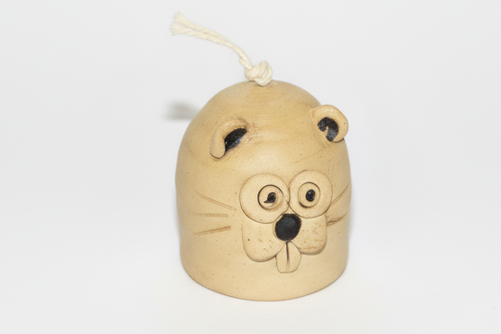 Biber Keramik - kleine Glocke
