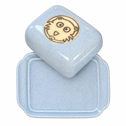 Biber - Butterdose (blau)