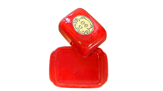 Biber - Butterdose (rot)