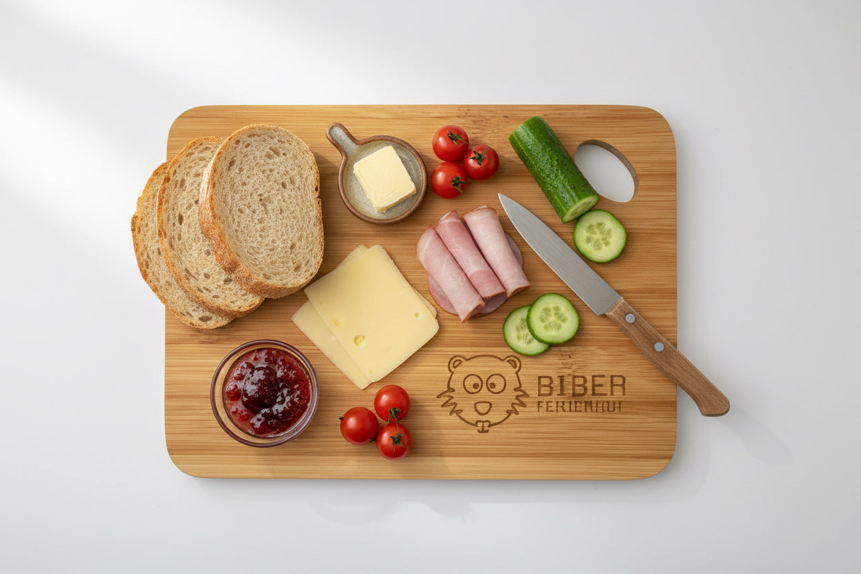 Biber Frühstücksbrett