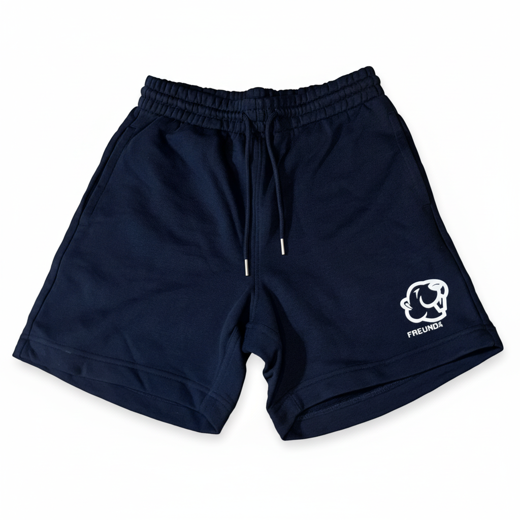 kurze Hose "Biber Freund" (blau)