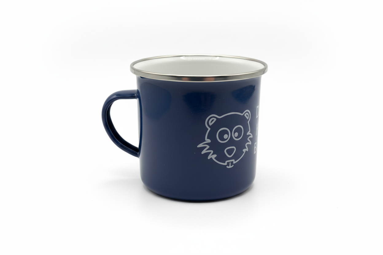 Biber Tasse 'Das Leben ist (k)ein Biberhof' - Blau