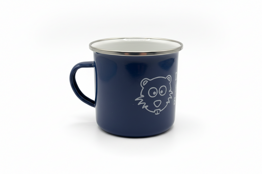 Biber Tasse 'Das Leben ist (k)ein Biberhof' - Blau